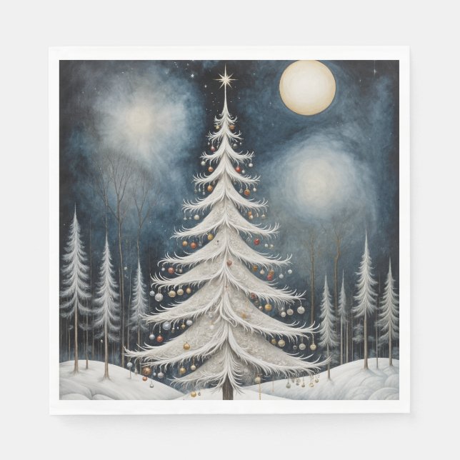 Winter's Starry Eve Napkin (Front)