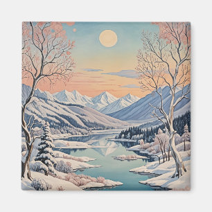 Winter's Tranquility Magnet