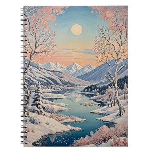 Winter's Tranquility Notebook