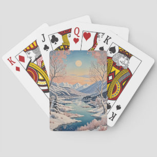 Winter's Tranquility Playing Cards