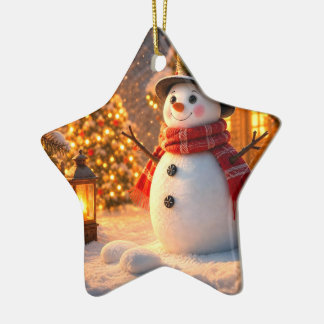 Winter's Warmest Welcome Ceramic Ornament