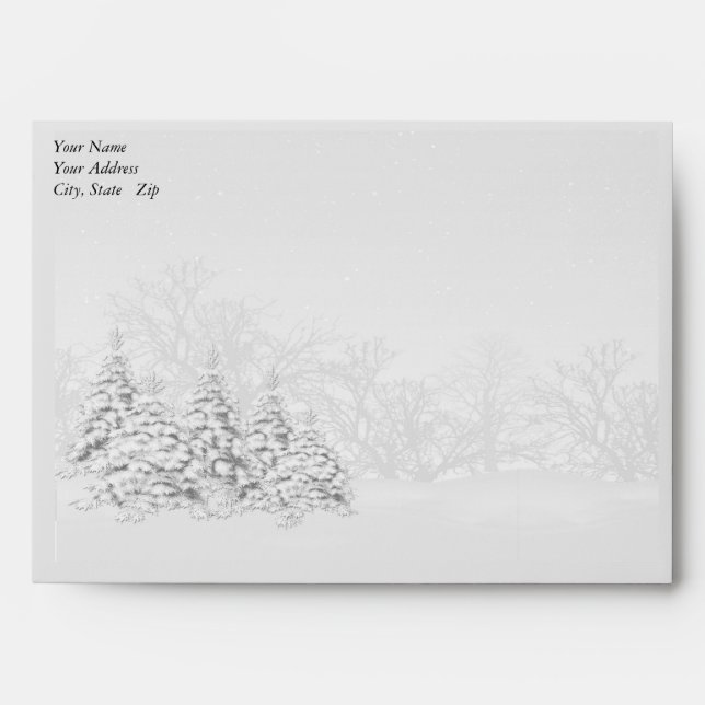 Winterscape Envelope (Front)