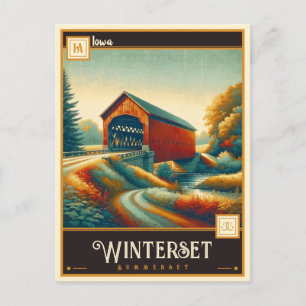 Winterset, Iowa Vintage Postcard