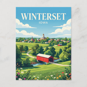 Winterset USA Postcard