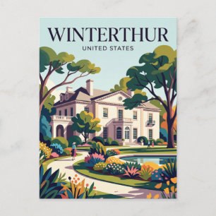 Winterthur Museum, Garden and Library Delaware Postcard
