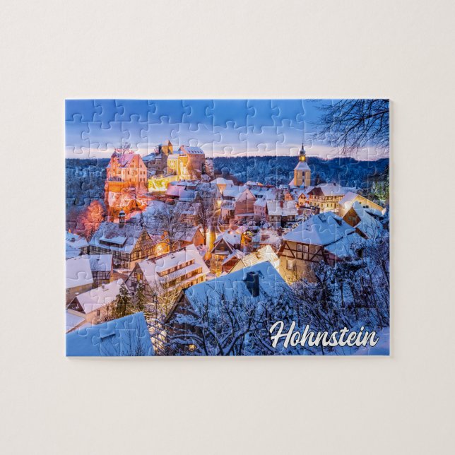 Wintertime In Hohnstein, Germany Jigsaw Puzzle (Horizontal)