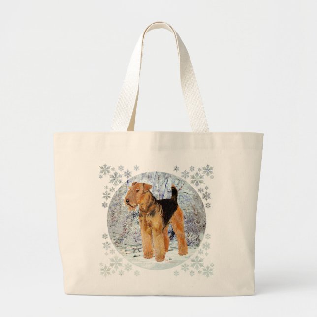 Wintertime Large Tote Bag (Front)