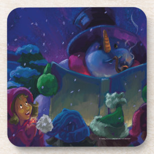Wintertime Reading Coaster