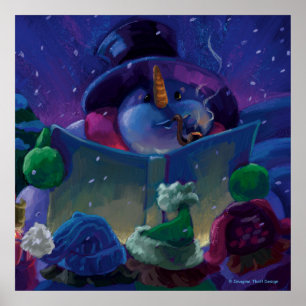 Wintertime Reading Poster