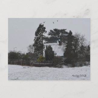 Wintery Countryside Postcard