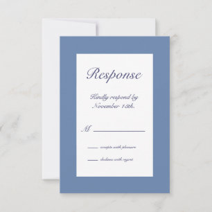 Wintery Crystal Snowflake RSVP Card