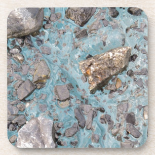 Wintery Iceberg Glacial Ice Pattern Coaster