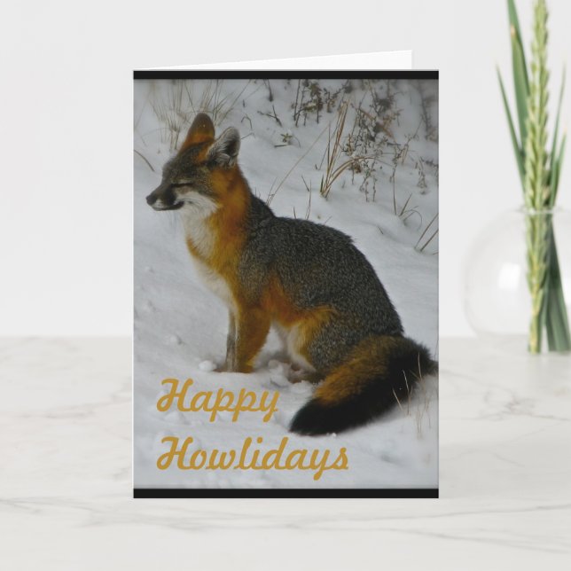 Wintery Wildlife Card (Front)