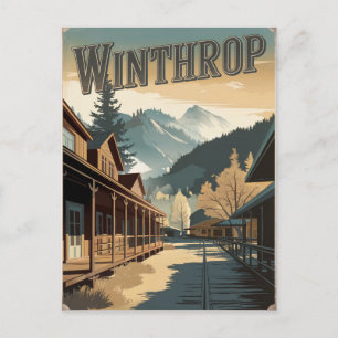 Winthrop Vintage Postcard