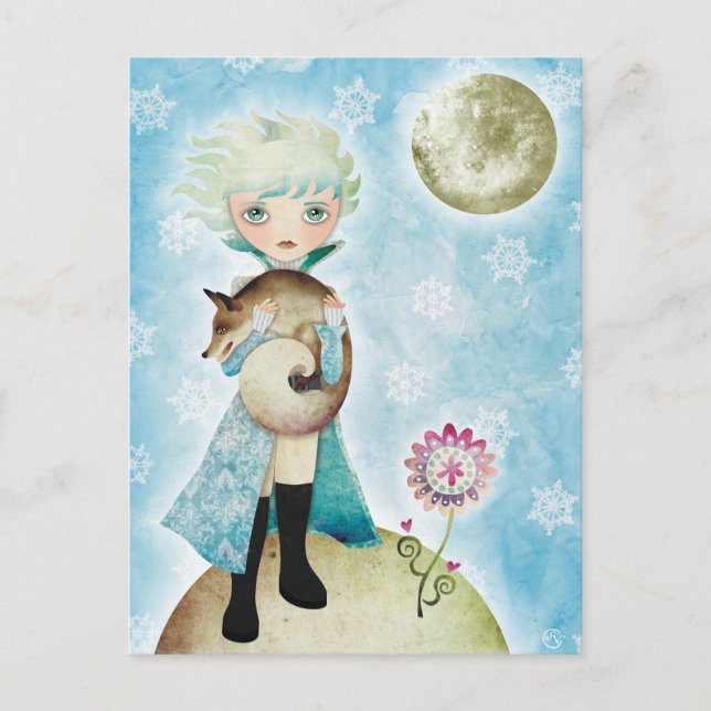 Wintry Prince postcard (Front)