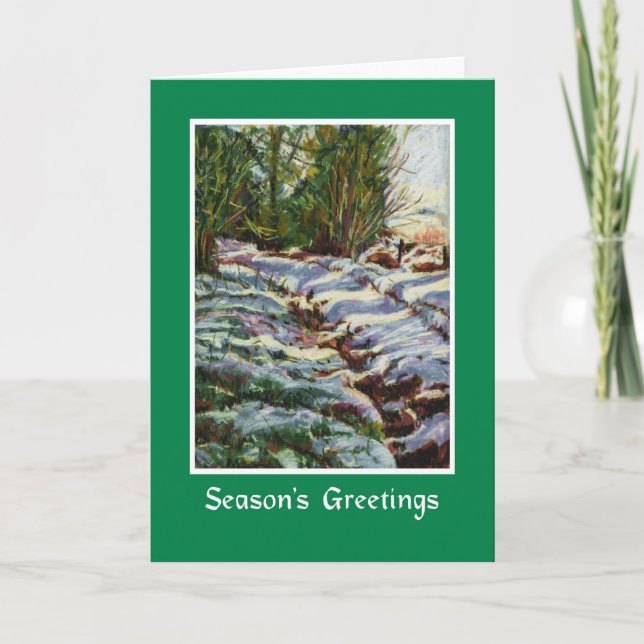 Wintry Walk Christmas Card (Front)