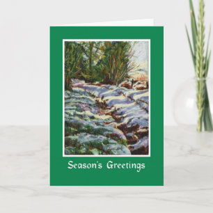 Wintry Walk Christmas Card