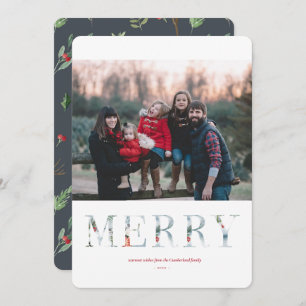 Wintry Wonderland Holiday Flat Card