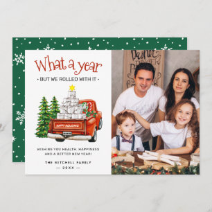 Wipe and Smile: A Year in Toilet Rolls and Photos Holiday Card