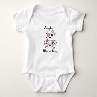 Wipe me Booty Baby Girl Baby Bodysuit