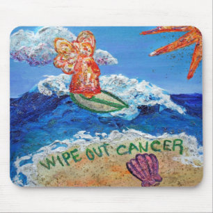 Wipe Out Cancer Angel Mouse Pad
