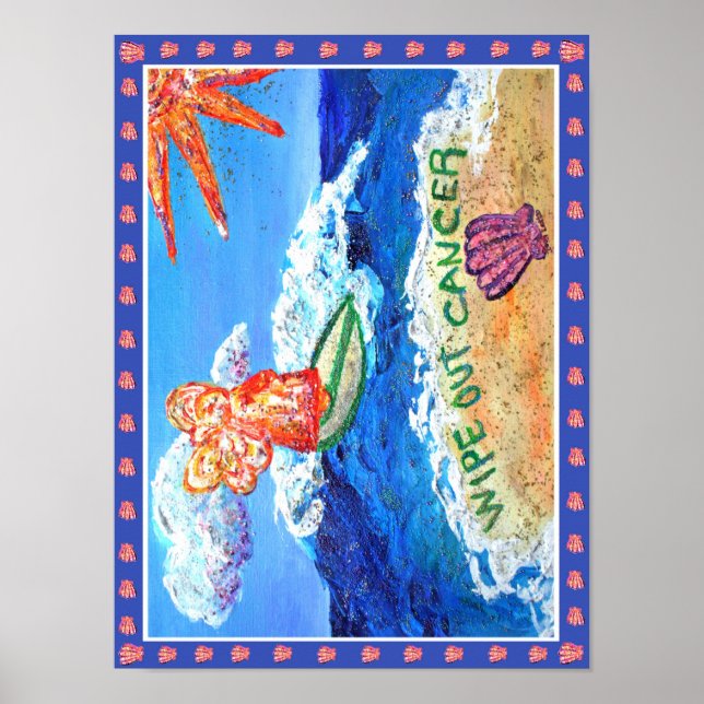 Wipe Out Cancer Angel Poster (Front)