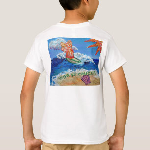 Wipe Out Cancer Angel Shirt (Back)