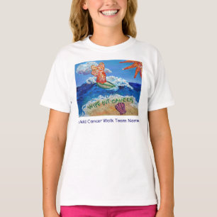 Wipe Out Cancer Angel Team Shirt- Customise Option T-Shirt