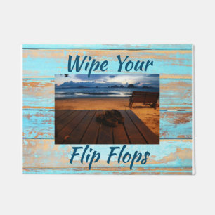 Wipe Your Flip Flops Doormat