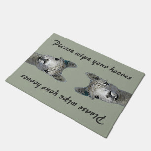Wipe Your Hooves - Alpaca Doormat