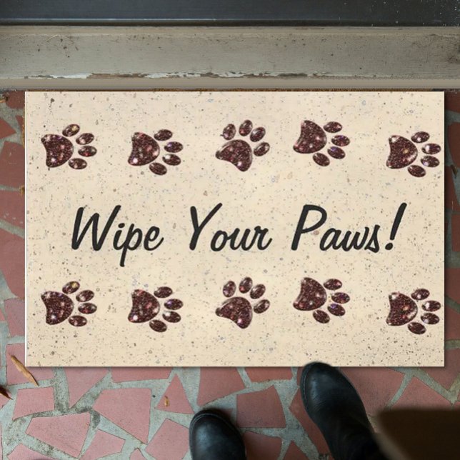 Wipe Your Paws Door Mat (Creator Uploaded)