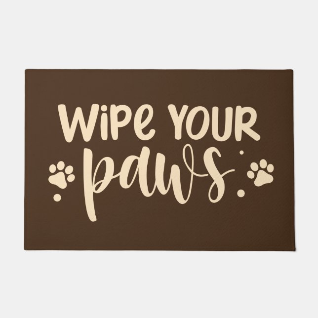 Wipe Your Paws Doormat (Front)