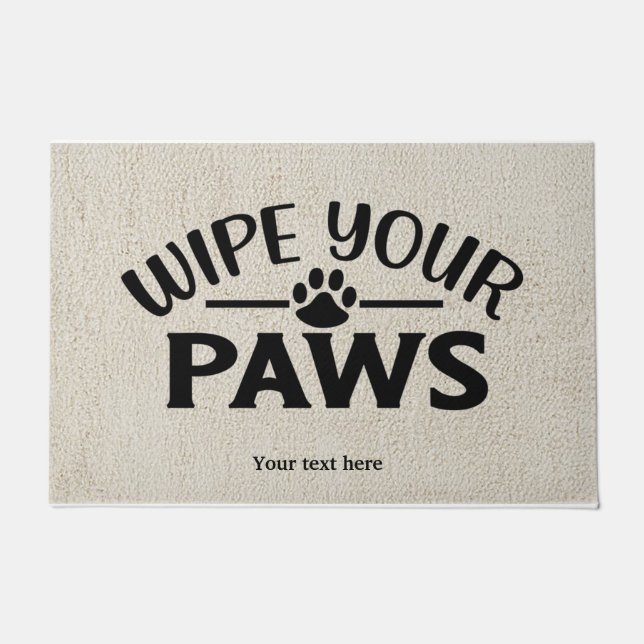 Wipe your paws doormat (Front)