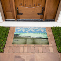 Wipe Your Sandy Sweet  Feet Here 30" x 45" doormat