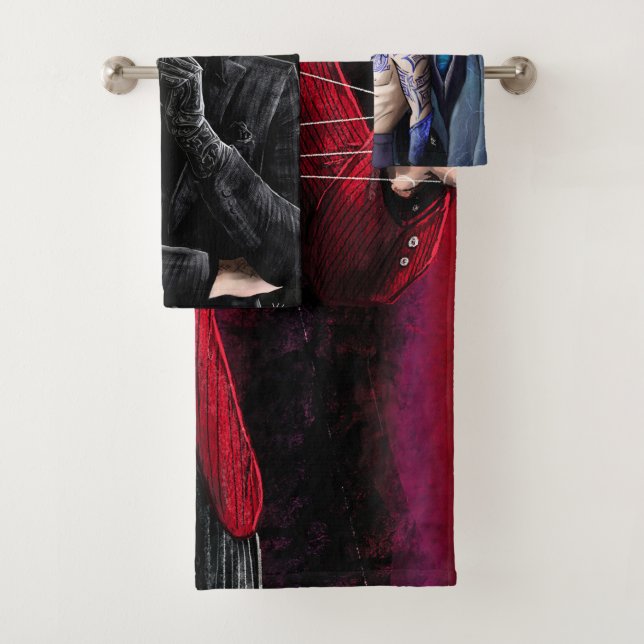 Wipeable Villains: Towel Set (Insitu)