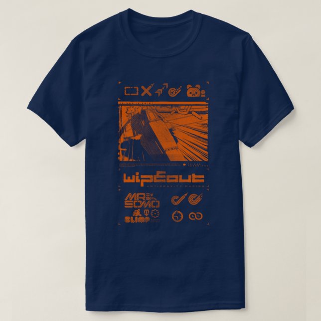 Wipeout Fury Feisar Streetwear Art T-Shirt (Design Front)