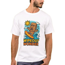 Wipeout Moai Chibi Surf Fail