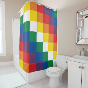 Wiphala Shower Curtain