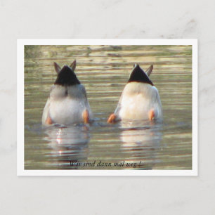 Wir sind dann mal weg ! postcard