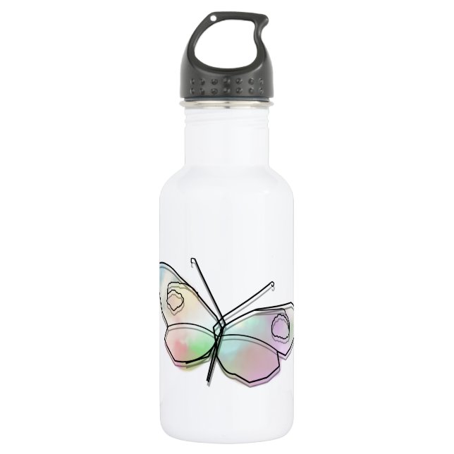 Wire Butterfly 532 Ml Water Bottle (Front)