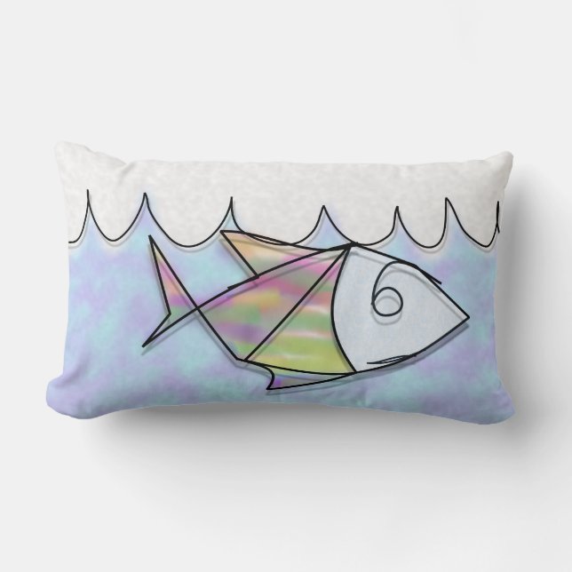 Wire Fish Lumbar Cushion (Front)