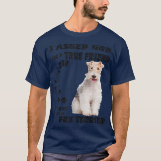 Wire Fo Terrier Quote Mum Dad Print, Smooth Fo Ter T-Shirt