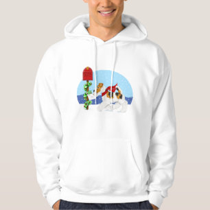 Wire Fox Christmas Mail Hoodie
