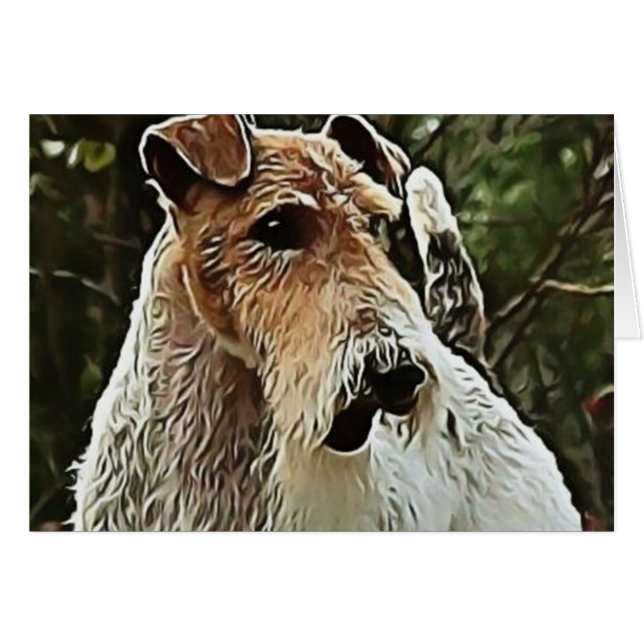 Wire Fox Terrier (Front Horizontal)
