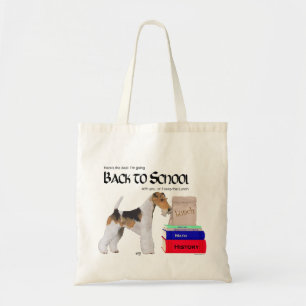 Wire Fox Terrier Back to School Tote Bag