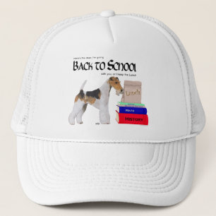 Wire Fox Terrier Back to School Trucker Hat