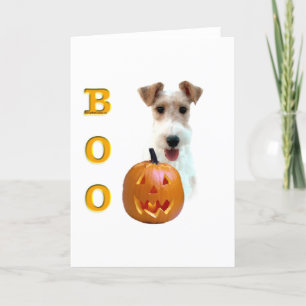Wire Fox Terrier Boo Card