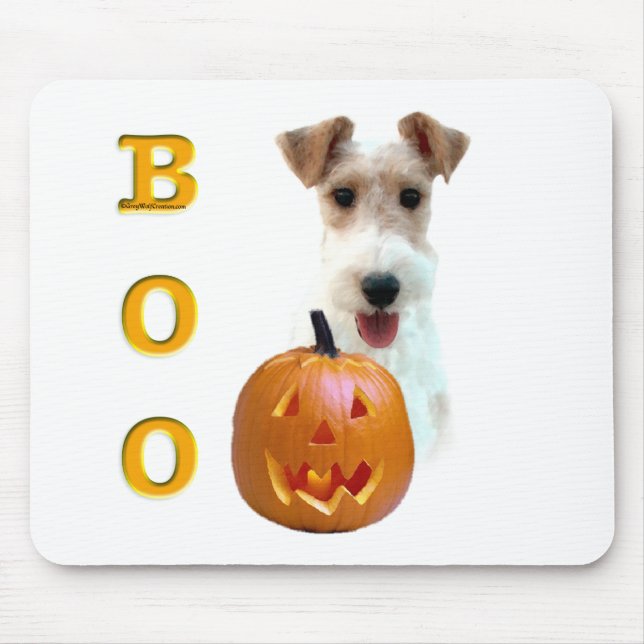 Wire Fox Terrier Boo Mouse Pad (Front)