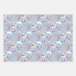 Wire Fox Terrier celebration Wrapping Papers Wrapping Paper Sheet