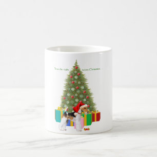 Wire Fox Terrier Christmas Coffee Mug